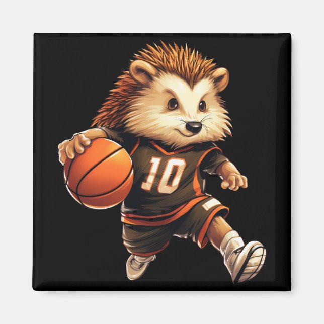 Íman Hedgehog de basquetebol (Frente)