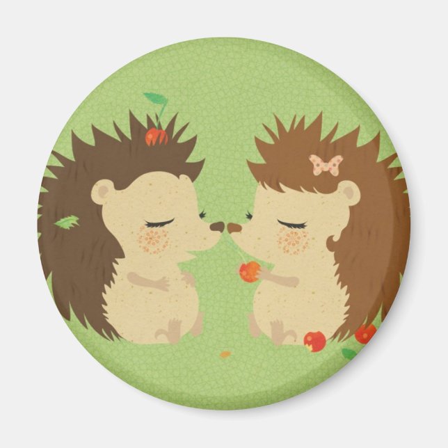 Íman Hedgehog Love Magnet (Frente)