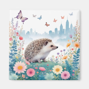 Íman Hedgehog Vintage Animal Nature Decor