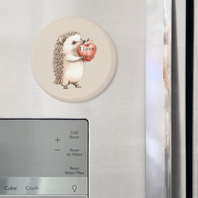 Íman Hedgehogs with Heart Love (In Situ (Fridge))