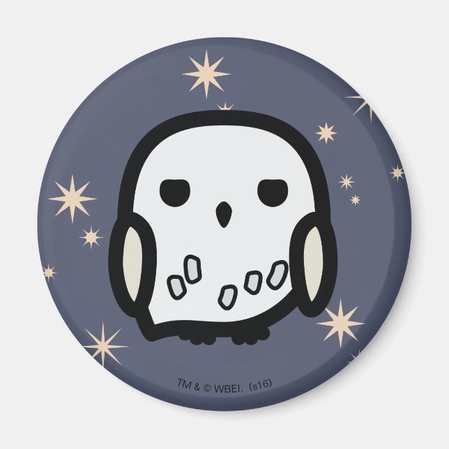 Íman Hedwig Personagem de desenho animado Art (Frente)