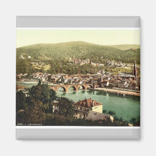 Íman Heidelberg, visto do Philosophenweg, Baden, G