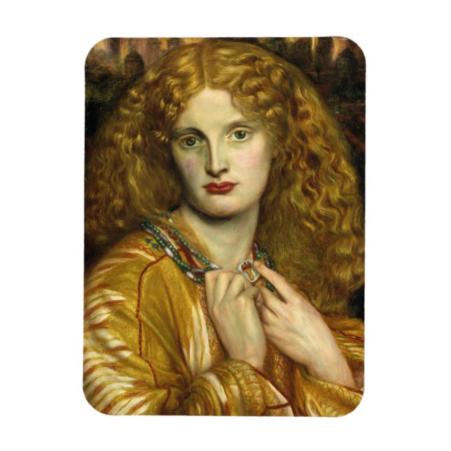 Íman Helen of Troy (por Dante Gabriel Rossetti) (Vertical)
