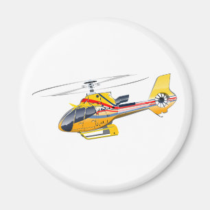 Íman Helicóptero de desenho animado