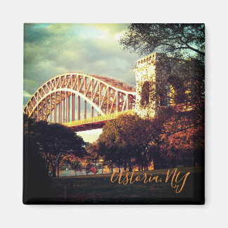 Íman "Hell Gate Bridge" no outono