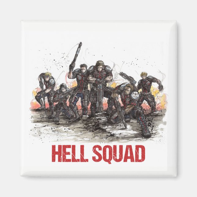 Íman Hell Squad Magnet (Frente)