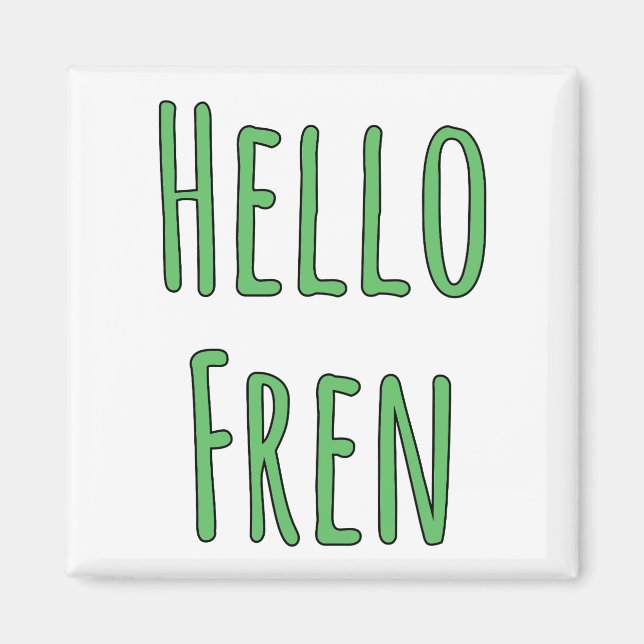 Íman Hello Fren (Frente)