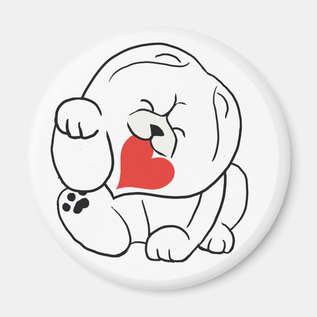 Íman HELLO KOKORO Chow Magnet (Frente)