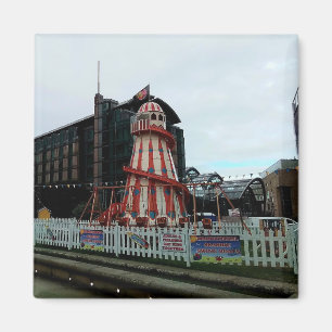 Íman Helter-Skelter no centro do campo