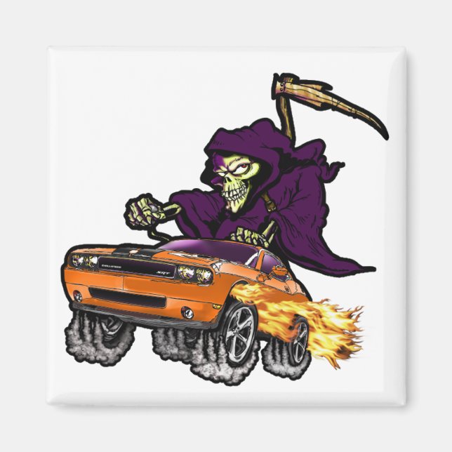 Íman Hemi Orange Challenger SRT8 Magnet (Frente)