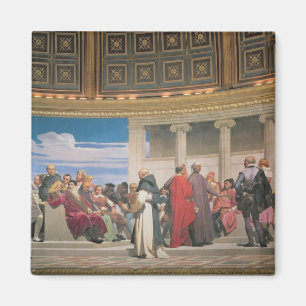 Íman Hemiciclo: Artistas de todas as idades, detalhe do