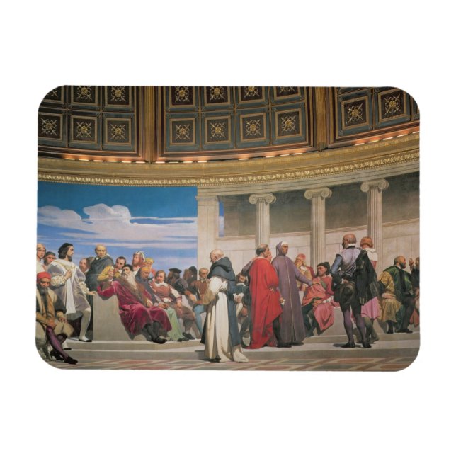 Íman Hemiciclo: Artistas de Todas as Idades, detalhes d (Horizontal)