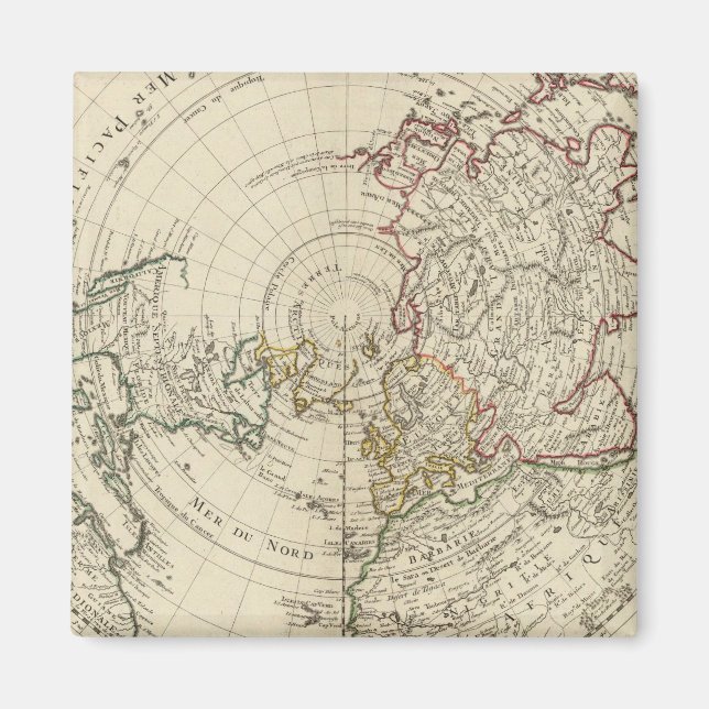 Íman Hemisfério norte (Frente)