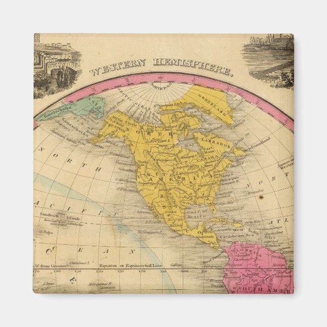 Íman Hemisfério ocidental (Frente)