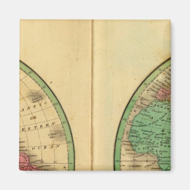 Íman Hemisfério W, Hemisfério E (Frente)