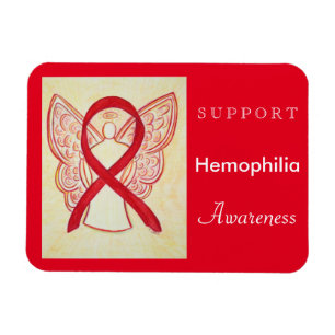 Íman Hemofilia Sensibilização Fita Angel Magnet Perso