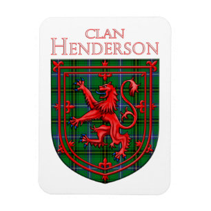 Íman Henderson Tartan Scottish Xadrez Lion Rampant