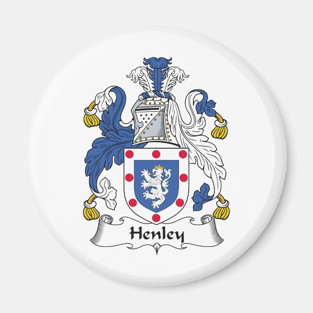 Íman Henley Family Crest (Frente)