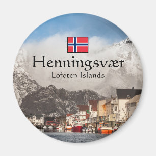 Íman Henningsvaer Lofoten Magnet