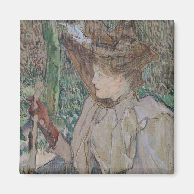 Íman Henri de Toulouse-Lautrec | Mulher com luvas, 189 (Frente)