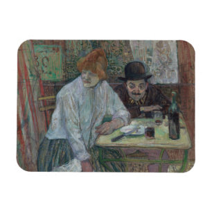 Íman Henri de Toulouse-Lautrec - no La Mie do café