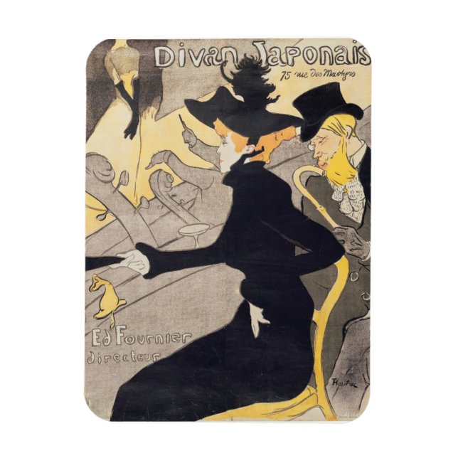 Íman Henri de Toulouse-Lautrec | Poster publicitária "L (Vertical)
