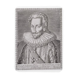 Íman Henri IV (1553-1610) como o rei de Navarra, 1589