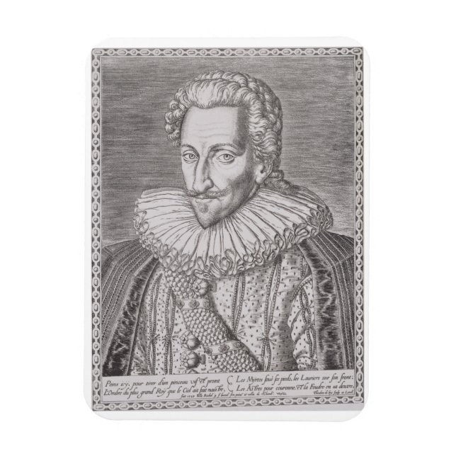 Íman Henri IV (1553-1610) como Rei de Navarra, 1589 (en (Vertical)