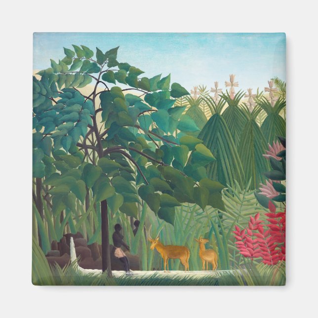 Íman Henri Rousseau - A Cachoeira (Frente)