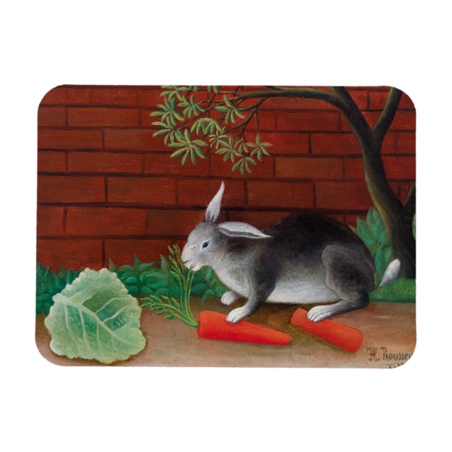 Íman Henri Rousseau - A Refeição do Coelho (Horizontal)