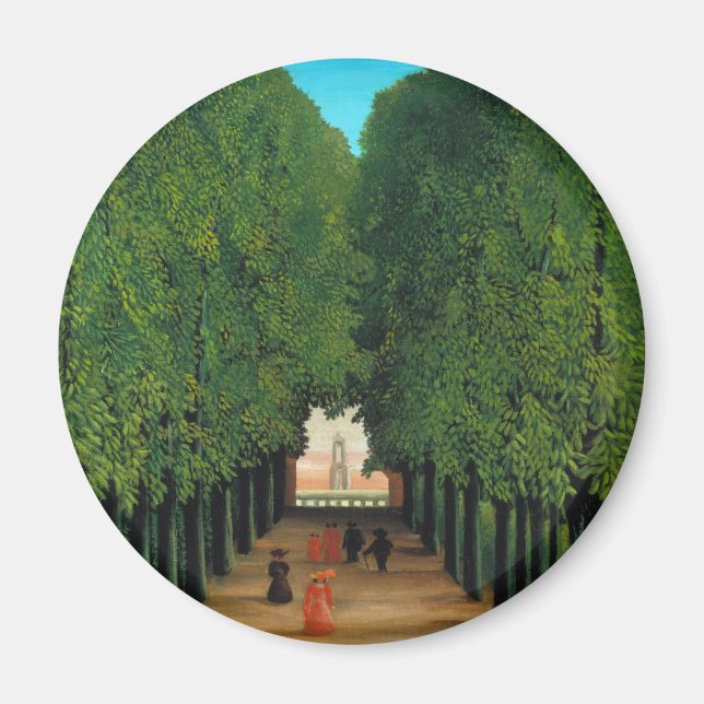 Íman Henri Rousseau, Avenida no Parque na Nuvem Santo (Frente)