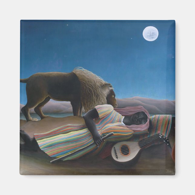 Íman Henri Rousseau - O Cigano Dormente (Frente)