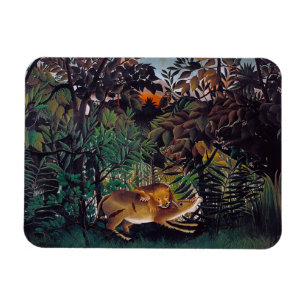 Íman Henri Rousseau - O Leão Faminto