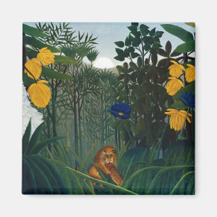 Íman Henri Rousseau O Repassado do Leão Ga Botânico