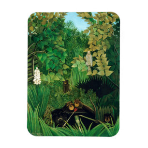 Íman Henri Rousseau - Os Alegres Malabaristas