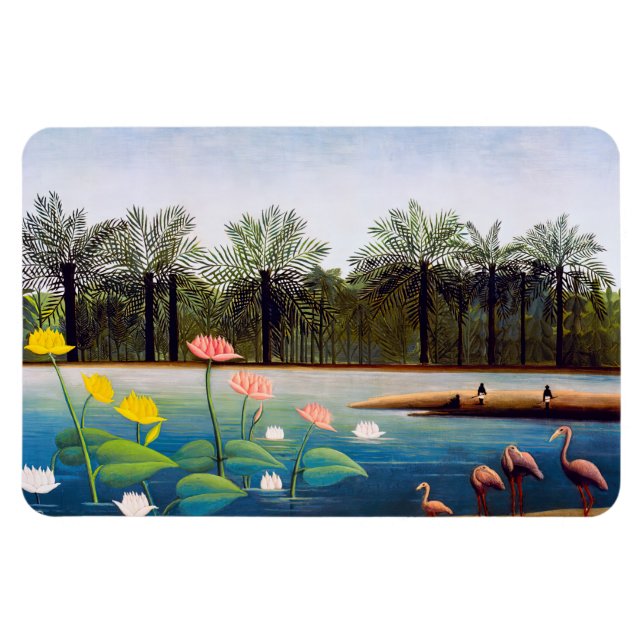 Íman Henri Rousseau - Os Flamingos (Horizontal)