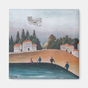 Íman Henri Rousseau - Os Pescadores e o Biplano