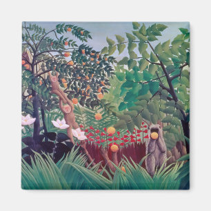 Íman Henri Rousseau - Paisagem Exótica