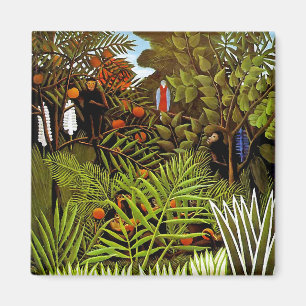 Íman Henri Rousseau - Paisagem Exótica Arte da Selva