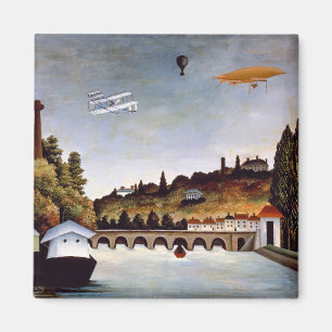 Íman Henri Rousseau - Ponte de Sèvres e colinas de Clam