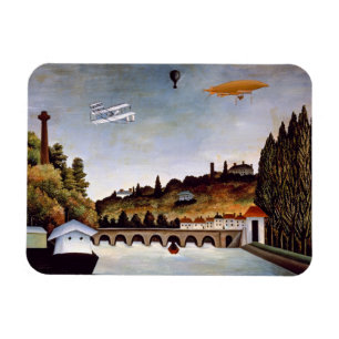 Íman Henri Rousseau - Ponte de Sèvres e colinas de Clam