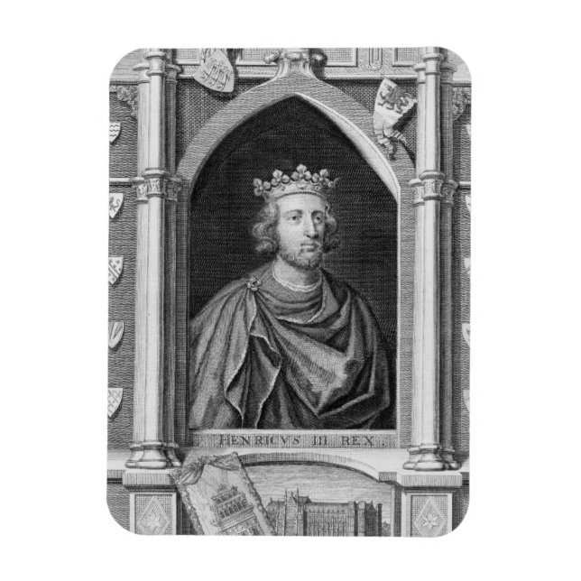 Íman Henrique III (1207-72) Rei de Inglaterra de 1216,  (Vertical)