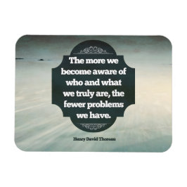 Íman Henry David Thoreau Citação Inspiracional "Conscie
