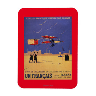 Íman Henry Farman voa em Issy-les-Moulineaux