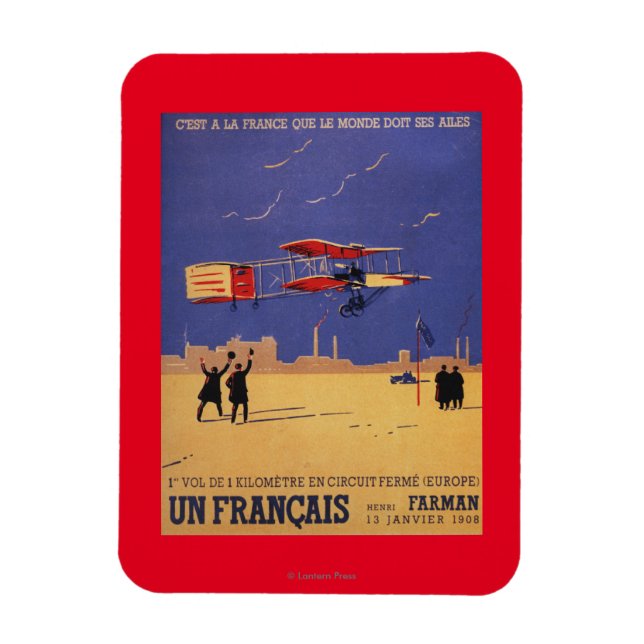 Íman Henry Farman voa em Issy-les-Moulineaux (Vertical)