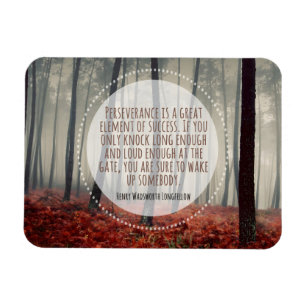 Íman Henry Longfellow Inspirational Cote Perseverança