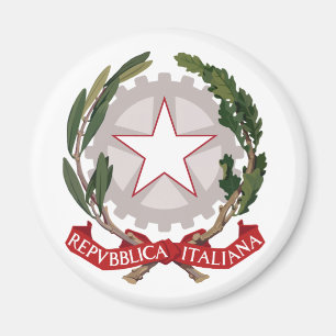 Íman Heráldica oficial da brasão de Italia do italian