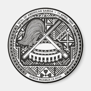 Íman Heráldica oficial Symb da brasão de Samoa