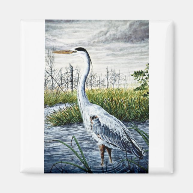 Íman herão azul excelente (Frente)