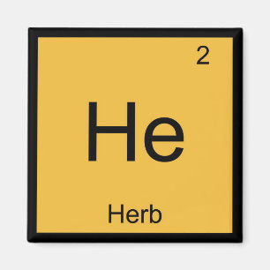 Íman Herb Name Chemistry Elemento de Química Mesa Peri